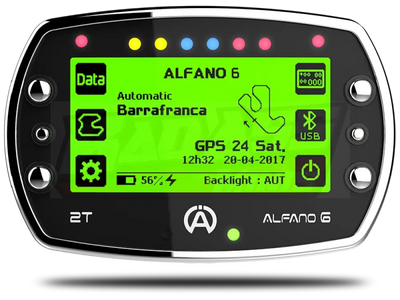Alfano 6 T2 Gauge Only Tachometer